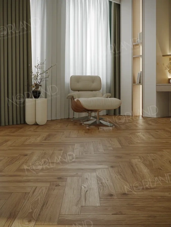 Ламинат Norland Elegant Herringbone Strong LF304-18 Дуб Корсика толщина 1.2 см 34 класс 600х100