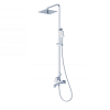 Душевая стойка Wonzon & Woghand Flex WW-88047072-CR настенная цвет хром