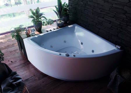 Ванна акриловая Aquatek Юпитер UPT150-0000026 150х150 угловая угловая с каркасом без ручек