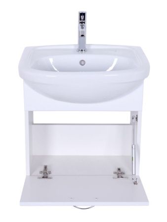 Тумба с раковиной Orange Лайт LRA-50TUW+RA 50х40 цвет белый