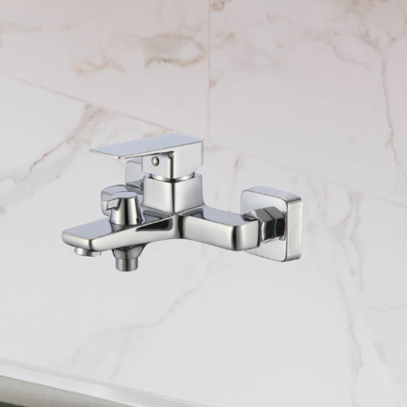 Смеситель для ванны WesnaArt Narcis NAR06-310-25201 настенный хром