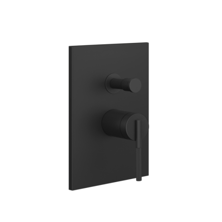 Смеситель Gessi Ingranaggio 63577/299 настенный встраиваемый черный матовый