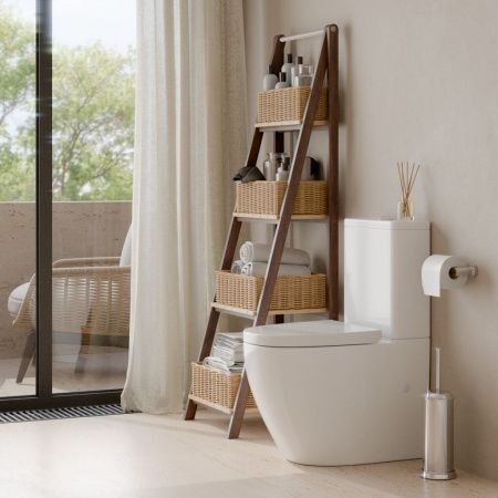 Унитаз-компакт напольный с бачком Iberica Blanca Bilbao maxi IB.BLM.124.1B1 белый с сиденьем микролифт безободковый смыв торнадо