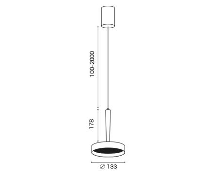 Светильник подвесной Italline IT02-025 gold 3000K