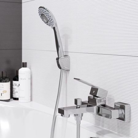 Смеситель для ванны Tokito AKARI TOK-AKA-1014 настенный хром