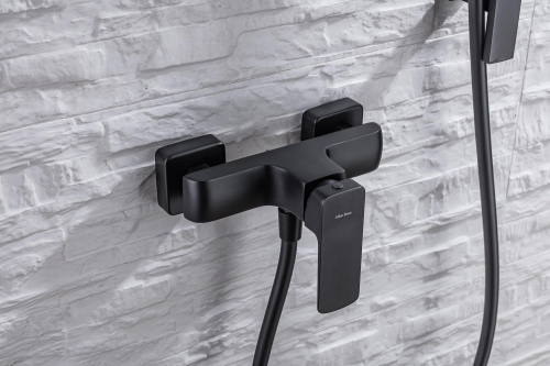 Смеситель для душа Allen Brau Infinity 5.21010-31 настенный черный без термостата - фото 3