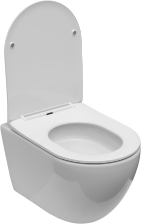 Унитаз подвесной Logan Tornado 00331867 белый с сиденьем микролифт смыв торнадо