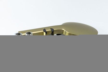 Смеситель для ванны и душа Fmark FS8206C настенный золото