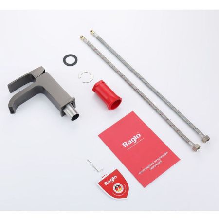 Смеситель Raglo R02 R02.10.09 на раковину графит