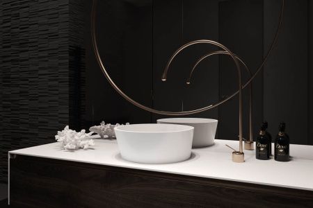 Раковина из искусственного камня Holbi ALMATEA 1.02.002.11.2 40х40 накладная цвет белый