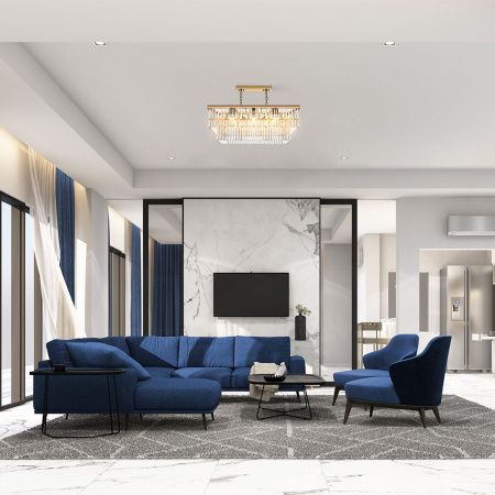 Люстра подвесная Maytoni Revero Neoclassic MOD085PL-08G