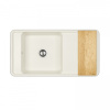 Кухонная мойка Aquaton Беллис 1A725132BS240 97х51 цвет белый