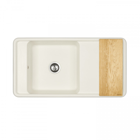 Кухонная мойка Aquaton Беллис 1A725132BS240 97х51 цвет белый