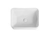 Раковина из сантехнического фарфора Orange B02-460w 50х40 накладная цвет белый