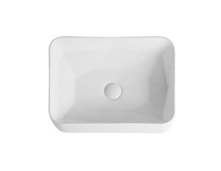 Раковина из сантехнического фарфора Orange B02-460w 50х40 накладная цвет белый