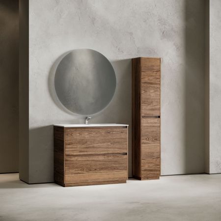 Тумба под раковину Sancos Libra Floor LB100FECH 100х50 напольная цвет коричневый