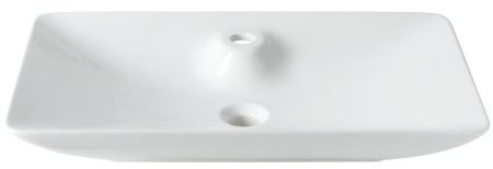 Раковина керамическая Allen Brau Fantasy 4.11017.20 60х40 накладная цвет белый 1 отверстие под смеситель
