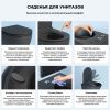 Унитаз подвесной Wellsee Chalice Perfection 182609001 черный с сиденьем микролифт безободковый смыв торнадо