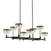 Люстра на штанге Delight Collection Diamond cut (Диамонд цут) MD21020075-8B matt black