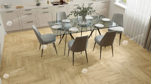 SPC ламинат Alpine Floor Parquet Light ECO 13-3 MC Дуб Ваниль Селект толщина 0.4 см 43 класс 600х125 - фото 4
