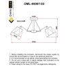 Люстра на штанге Omnilux Rapallo (Рапалло) OML-65007-03