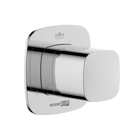Переключатель на 3 выхода Wasserkraft Naab 8600 A313 встраиваемый в стену хром