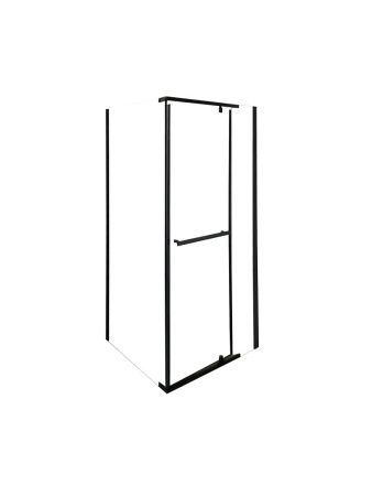 Душевой уголок Cerutti SPA MIMI ZQ91B 90х90 стекло прозрачное профиль черный без поддона