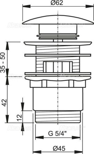 Донный клапан Alcadrain A390 - фото 2