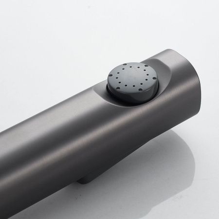 Гигиенический душ со смесителем Shevanik S96T S9605T-1 оружейная сталь