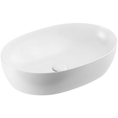 Раковина Azzurra ELEGANCE 60 см ELLA060400C0BI/(ECI60 bi*0) накладная цвет белый