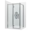 Душевой уголок Ambassador Royal 18015110-L 120х80 стекло с рисунком профиль хром без поддона