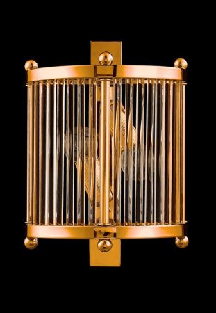 Светильник настенный Crystal Lux Tadeo (Тадео) TADEO AP2 GOLD/TRANSPARENTE