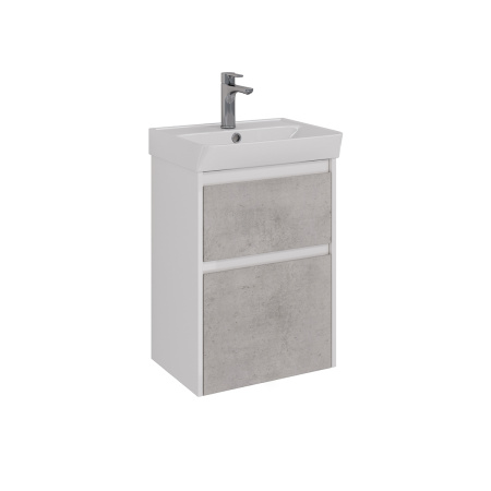 Тумба под раковину LeMark Combi LM03C50T-Beton 47,6х34,5х65 подвесная/напольная