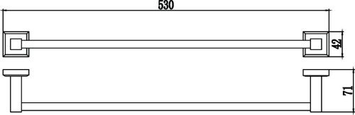 Полотенцедержатель Savol S-509524 - фото 3