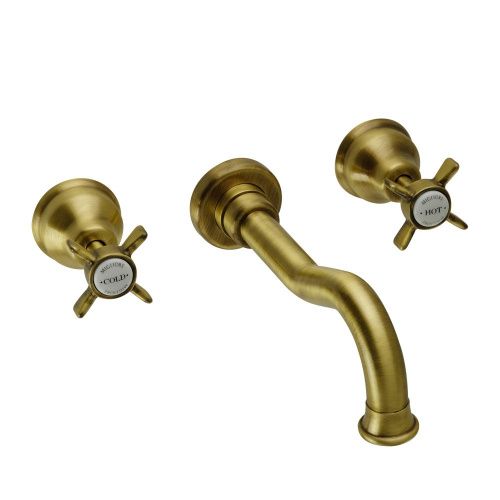 Смеситель для раковины Migliore PRINCETON 19348 встраиваемый в стену бронза