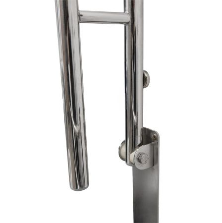 Поручень для туалета настенный откидной с фиксатором без бумагодержателя по ГОСТ Dstrana  3207-900