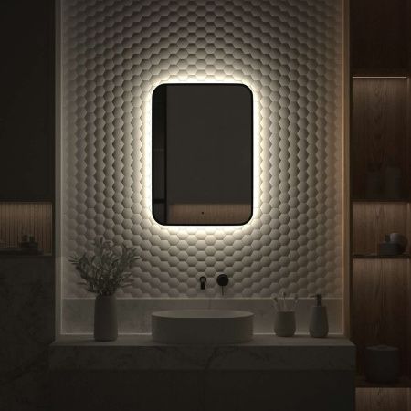 Зеркало с подсветкой Defesto AURA DF 2964R 50х70 подвесное