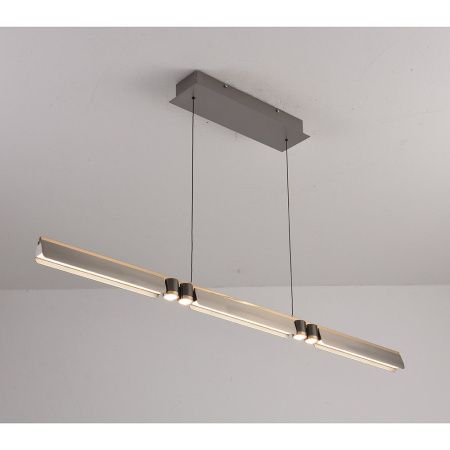 Светильник подвесной iLedex Vision (Висион) 9309D-1200-2 GR+BK