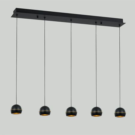 Люстра потолочная Delight Collection MD21001034-5B black/gold