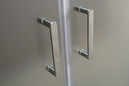 Душевая дверь BelBagno UNIQUE UNIQUE-BF-2-170/200-P-Cr 170х190 стекло рифленое профиль хром