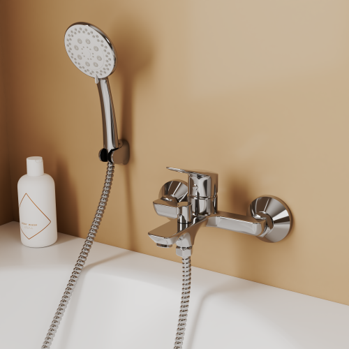 Смеситель для ванны Rush Samui SA0930-44 настенный хром - фото 3
