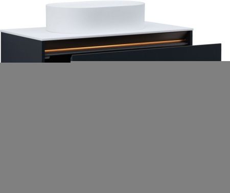 Тумба под раковину Allen Brau Activity 1.34013.AM 90х50 подвесная цвет черный