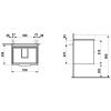 Тумба под раковину Laufen Base 4.0223.2.110.261.1 60х40 цвет белый