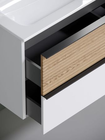 Тумба под раковину Sancos DELTA DL100RW 100х40 подвесная цвет коричневый