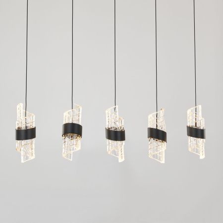 Светильник подвесной Delight Collection MD23001022-5B matt black