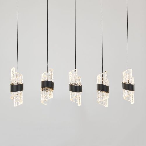 Светильник подвесной Delight Collection MD23001022-5B matt black - фото 4