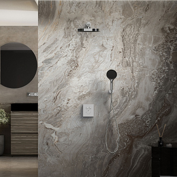 Душевая система Vincea VSFW-3I21T2CH встраиваемая в стену с термостатом