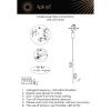 Светильник подвесной Aployt Tereze (Терезе) APL.074.16.02