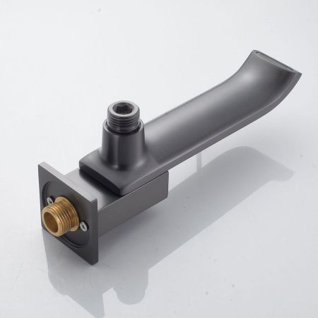 Душевая система Shevanik S4035T встраиваемая в стену цвет оружейная сталь