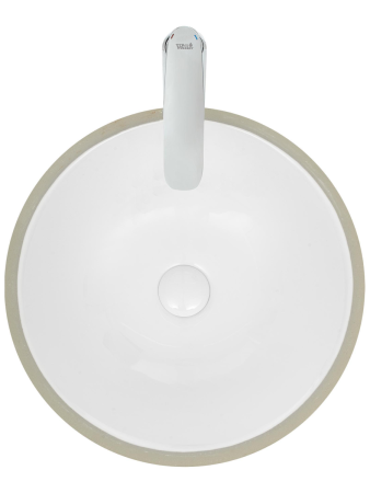 Раковина из сантехнического фаянса WeltWasser WW SK 10000004602 40 см встраиваемая цвет белый 1 отверстие под смеситель